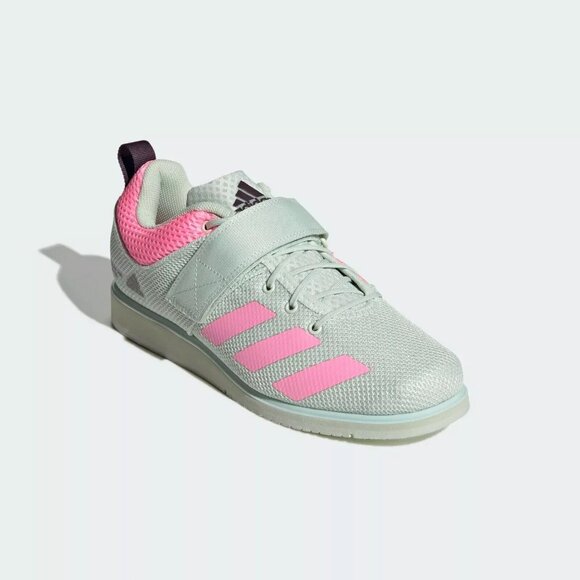 Adidas Powerlift 5 Weightlifting Mens 11.5 Trainers Pink Grey Womens 12.5 - Picture 6 of 7